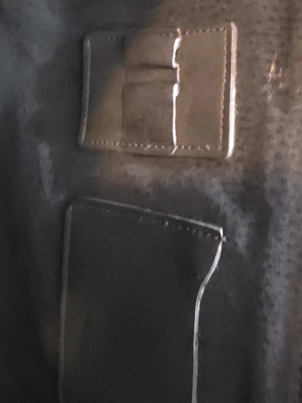 Vintage Jack Georges University Collection Black Leather Slim Dowel Briefcase